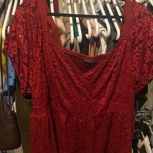 Torrid Burgundy Lace
